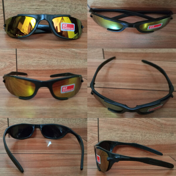 Fancy Style Glasses / Sun Glasses / Party Glasses / Kid Glasses / Half Frame Sport Style Glasses - Random Multi Color Art # SS-G00020-1Pc