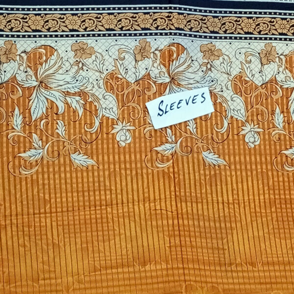 Fancy Printed Lawn Unstitched 3 Piece Suit Best for Girls  & women - Art# SS - FPL - SL8000-35 - UF - Image 4