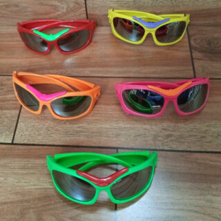 Fancy Style Glasses / Sun Glasses / Party Glasses / Kid Glasses / 2 tone  Stylish Glasses Multi-Color Art # SS-G0008-1Pc