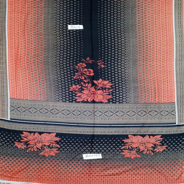 Fancy Printed Lawn Unstitched 3 Piece Suit Best for Girls  & women - Art# SS - FPL - SL8000-02 - UF - Image 3