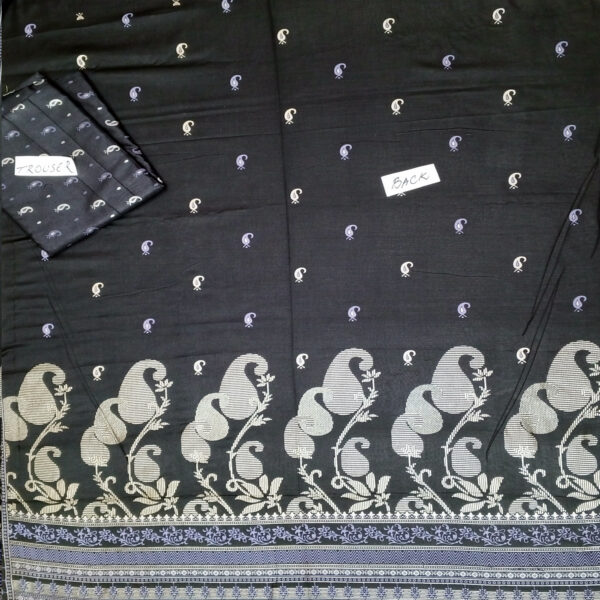 Fancy Printed Lawn Unstitched 3 Piece Suit Best for Girls  & women - Art# SS - FPL - SL8000-27 - UF - Image 2