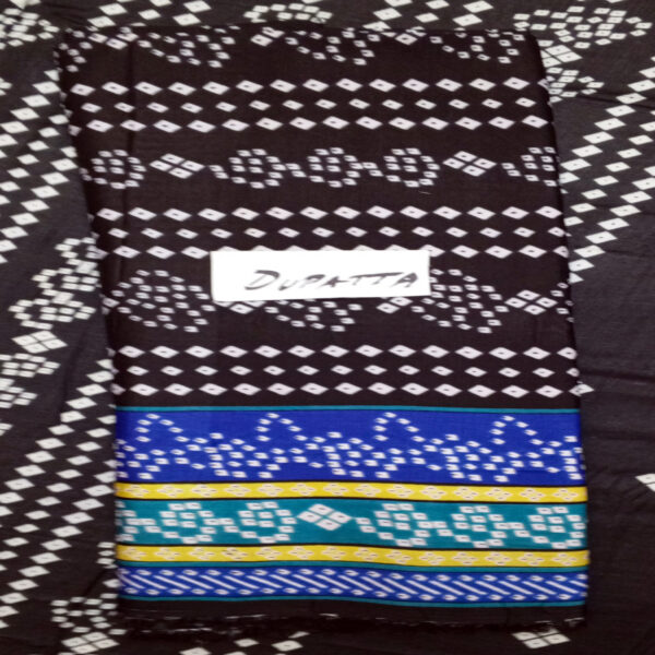 Fancy Printed Lawn Unstitched 3 Piece Suit Best for Girls  & women - Art# SS - FPL - SL8000-10 - UF - Image 2