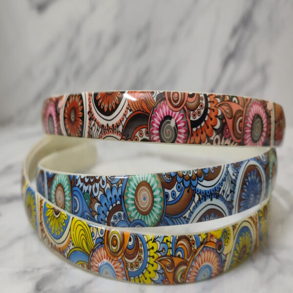 Fancy Hair Band for Girls and Women - High Quality - Random Multi Color- Art# SS-HB-Flower 01-FWAH-0001-1Pc - Image 2