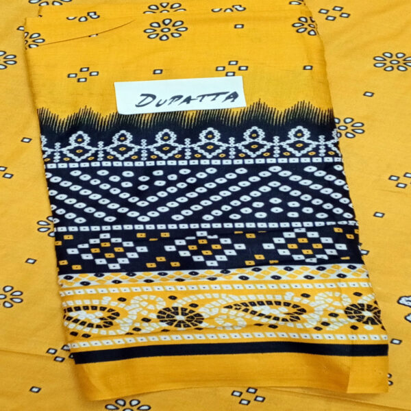 Fancy Printed Lawn Unstitched 3 Piece Suit Best for Girls  & women - Art# SS - FPL - SL8000-13 - UF - Image 5