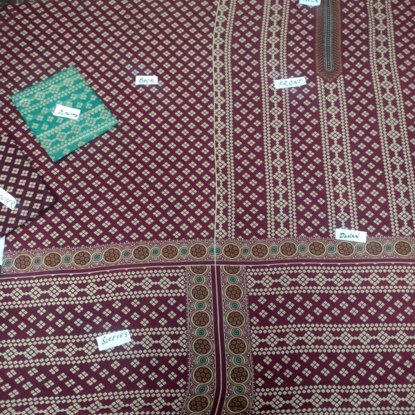 Fancy Printed Lawn Unstitched 3 Piece Suit Best for Girls  & women - Art# SS - FPL - LC - SL9000-11 - UF - Image 4