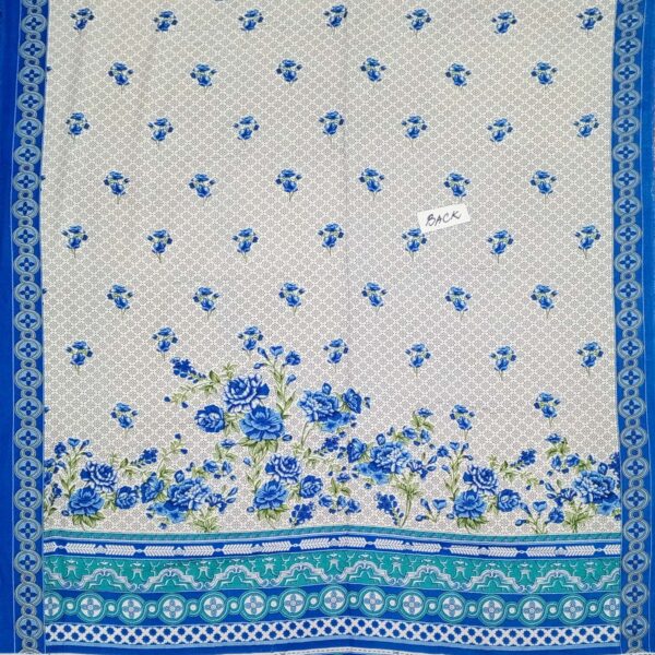 Fancy Printed Lawn Unstitched 3 Piece Suit Best for Girls  & women - Art# SS - FPL - SL8000-06 - UF - Image 3