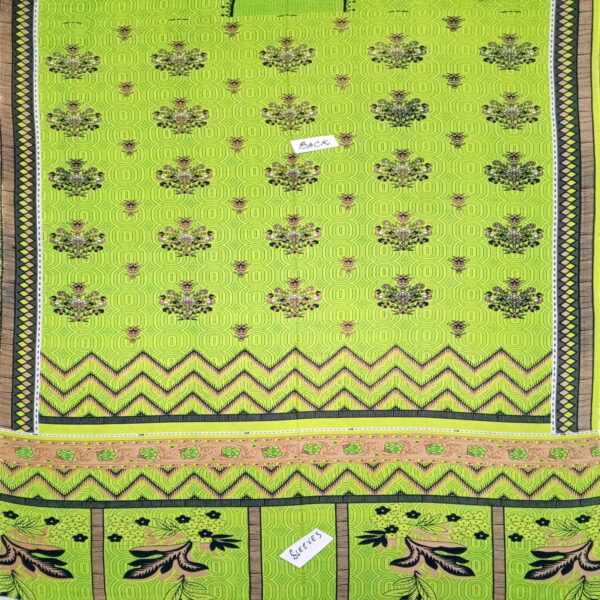 Fancy Printed Lawn Unstitched 3 Piece Suit Best for Girls  & women - Art# SS - FPL - SL8000-19 - UF - Image 2