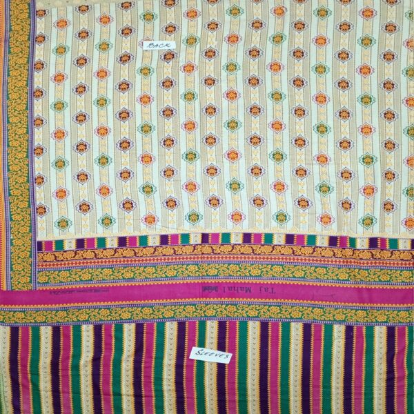 Fancy Printed Lawn Unstitched 3 Piece Suit Best for Girls  & women - Art# SS - FPL - SL8000-16 - UF - Image 2