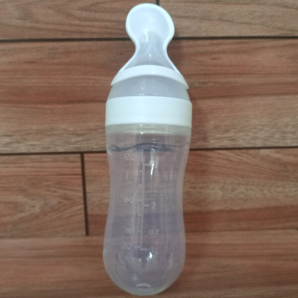 Spoon Feeder - Silicon Feeder with Spoon - Random Color - Art# M247-Spoon Feeder-1Pc-0001 - Image 4