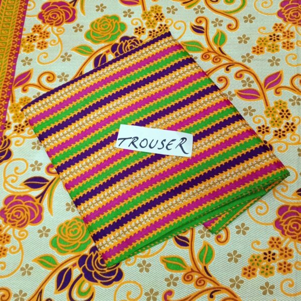 Fancy Printed Lawn Unstitched 3 Piece Suit Best for Girls  & women - Art# SS - FPL - SL8000-26 - UF - Image 4