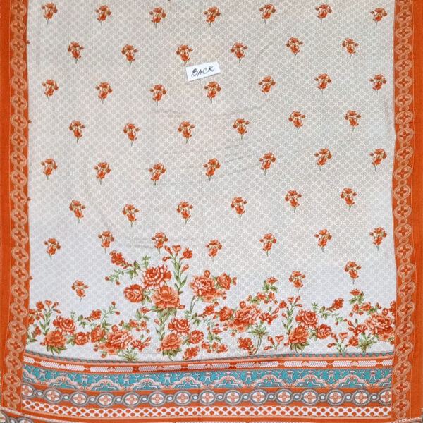 Fancy Printed Lawn Unstitched 3 Piece Suit Best for Girls  & women - Art# SS - FPL - SL8000-07 - UF - Image 3