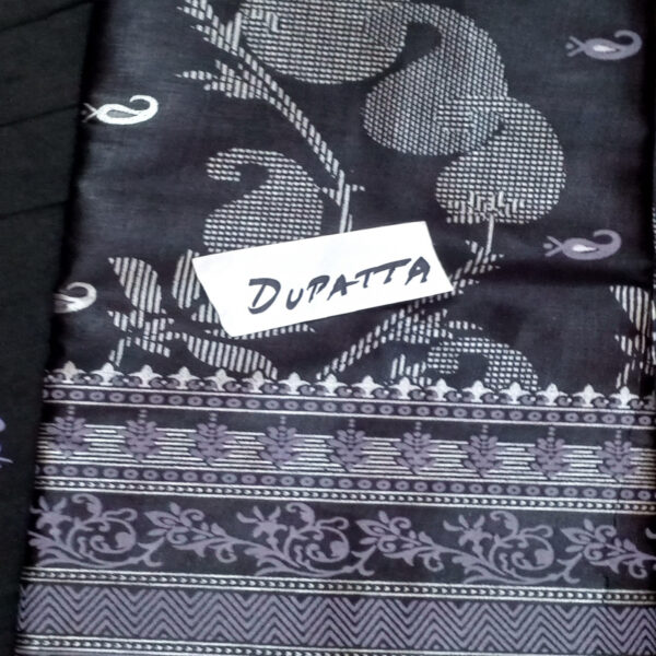 Fancy Printed Lawn Unstitched 3 Piece Suit Best for Girls  & women - Art# SS - FPL - SL8000-27 - UF - Image 6