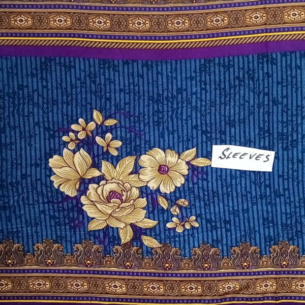 Fancy Printed Lawn Unstitched 3 Piece Suit Best for Girls  & women - Art# SS - FPL - SL8000-37 - UF - Image 4