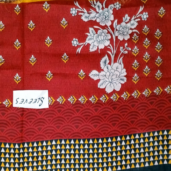 Fancy Printed Lawn Unstitched 3 Piece Suit Best for Girls  & women - Art# SS - FPL - SL8000-40 - UF - Image 4
