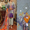 Fancy Printed Lawn Unstitched 3 Piece Suit Best for Girls  & women - Art# SS - FPL - LC - SL9000-03 - UF - Image 5
