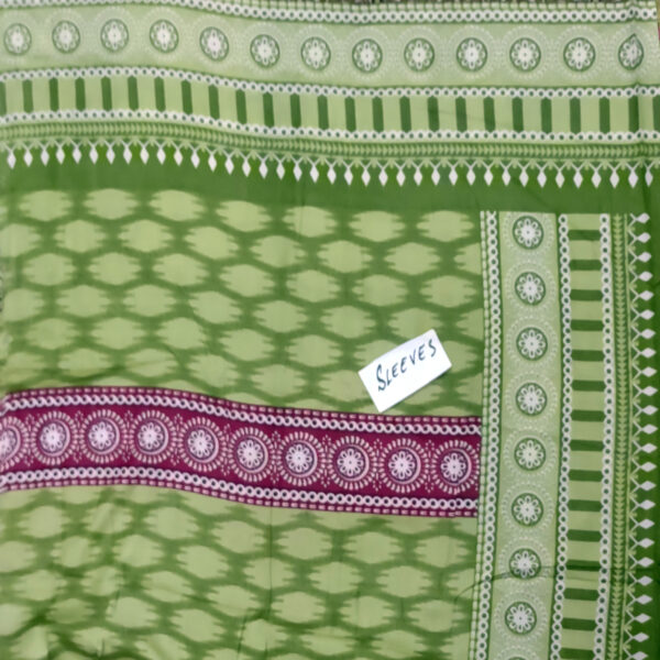 Fancy Printed Lawn Unstitched 3 Piece Suit Best for Girls  & women - Art# SS - FPL - LC - SL9000-02 - UF - Image 7