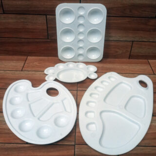Color Mixing Tray - Material Plastic (Color White) Art # SS-Om-White-St-AIP-Vari-0001