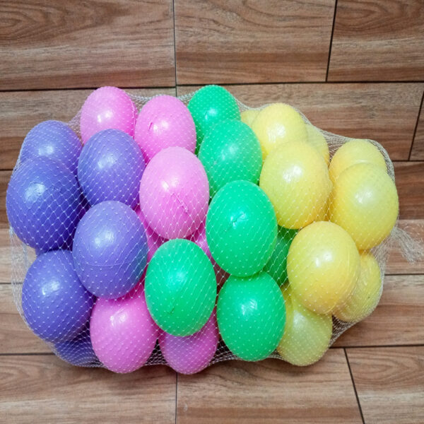 Soft Plastic Balls Multicolor for Tents and Colorful Soft Water Pool Ocean Wave Ball Outdoor Fun Sports Baby Toy develop hand-eye coordination physical activities Art# SS-P.Balls-002 - 5 Pcs - Image 2