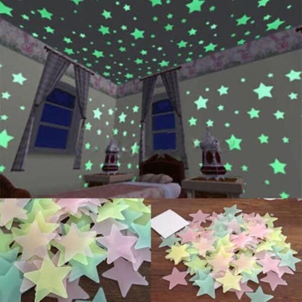 3D Luminous Star Wall Stickers - Image 2