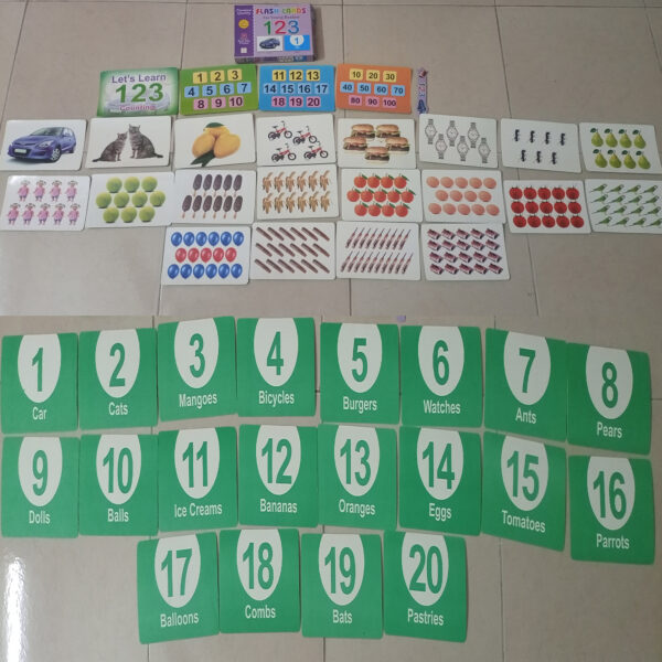 Learning Flash Cards For Kids 123 Art # SS-F-Card-Math-Toy-001 - Image 2