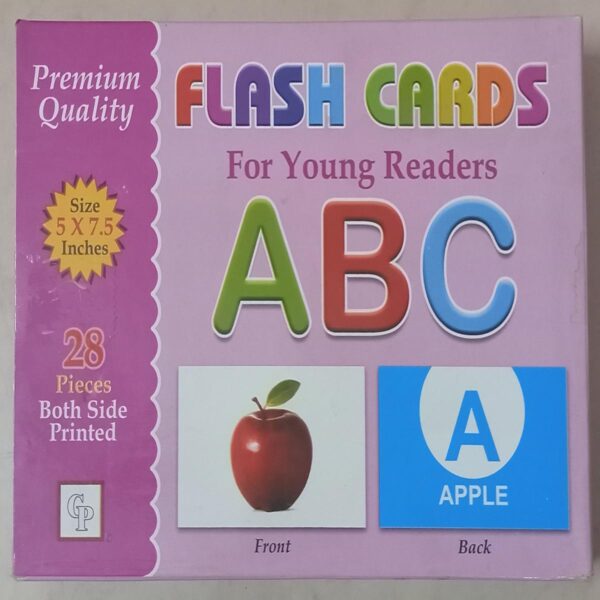 Pack of 3 Flash Card Alphabets ABC, Numbers 123, Urdu ا ب پ with Pictures Art # SS-Any-3PktEach-Stat-004 - Image 2
