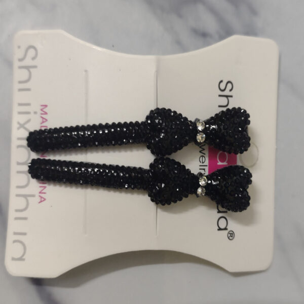 Fancy Stylish Hair Clips for Girls and Women - Random Multi Color- Art# SS-Bow Design-FGAH-0005-1Pc