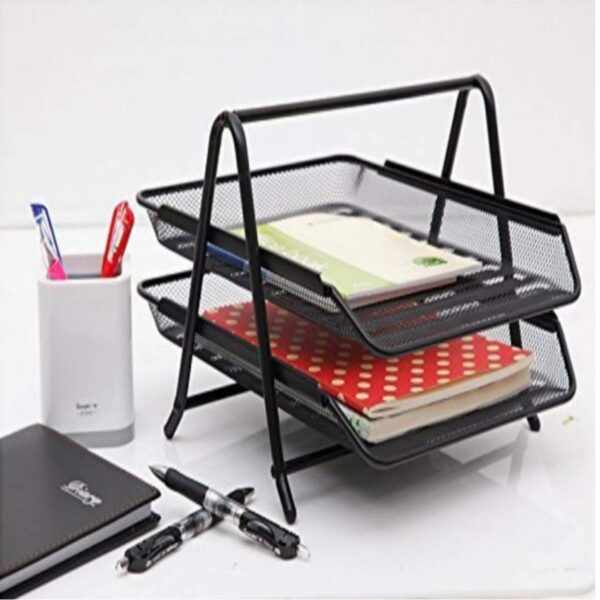 2 story Desk Organizer (1 Pcs) - Image 4