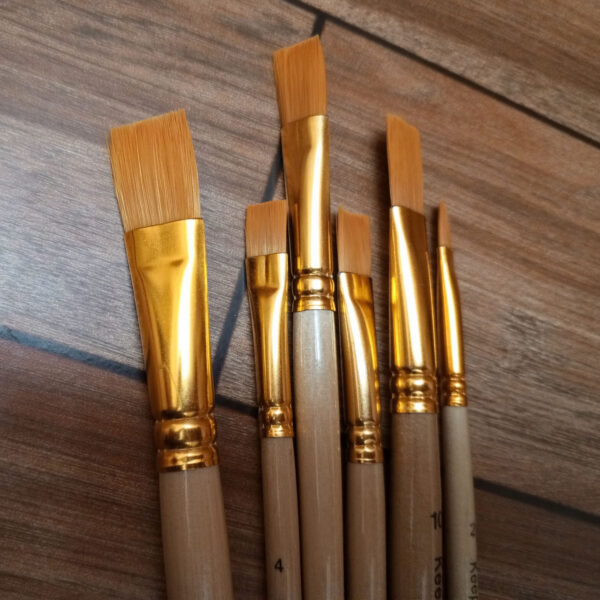Professional Art Flat Brush Set - Image 8