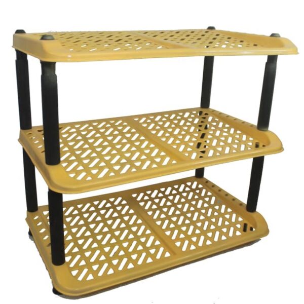 Super Deluxe 3 Layer Shoe Rack Art # SS-SD3LSR01 Multicolor - Image 3