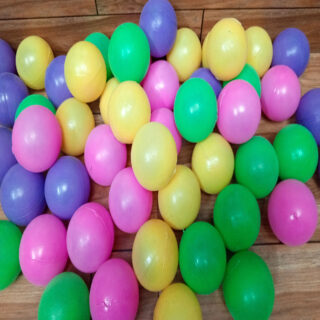 Soft Plastic Balls Multicolor for Tents and Colorful Soft Water Pool Ocean Wave Ball Outdoor Fun Sports Baby Toy develop hand-eye coordination physical activities Art# SS-P.Balls-002 - 5 Pcs