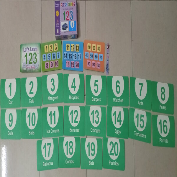 Learning Flash Cards For Kids 123 Art # SS-F-Card-Math-Toy-001 - Image 3