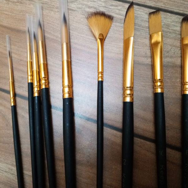Professional Art Multi Shape Brush Set - Image 5