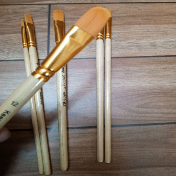 Professional Art Filbert Brush Set - Image 9
