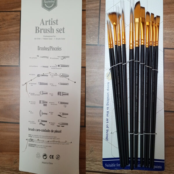 Professional Art Multi Shape Brush Set - Image 8