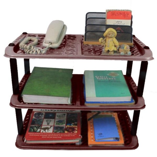 Super Deluxe 3 Layer Shoe Rack Art # SS-SD3LSR01 Multicolor - Image 2