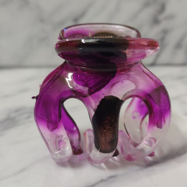 Fancy Stylish Hair Catcher for Girls and Women - Random Multi Color- Art# SS-Transparent-FGAH-0003-1Pc - Image 3