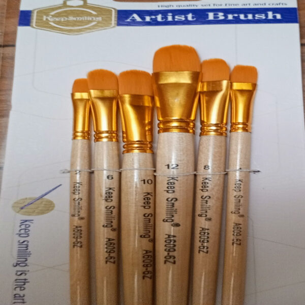 Professional Art Filbert Brush Set - Image 5