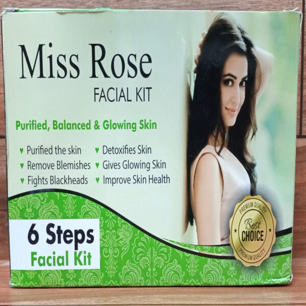 Miss Rose Facial Kit  (6 x 100 ML Full Set) Art # SS-FKMR K08 - Image 2