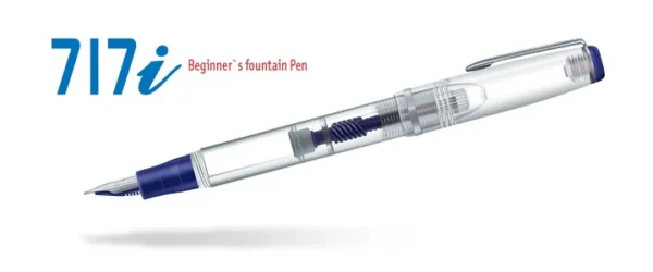 Dollar 717i Transparent Fountain Pen Art # FP-717iT