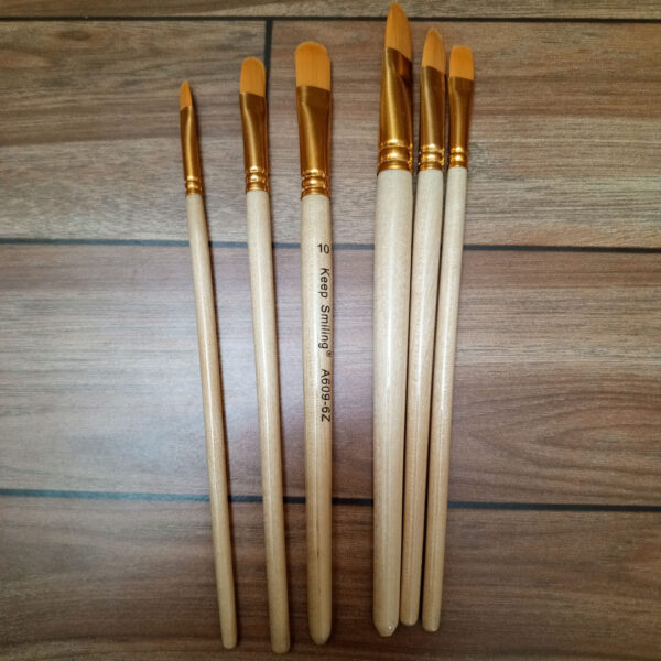 Professional Art Filbert Brush Set - Image 6