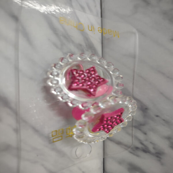 Fancy Stylish Elastic Pony for Girls and Women - Random Multi Color- Art# SS-Star-Pony-FWAH-0001-1Pc - Image 6