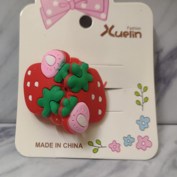 Fancy Colorful Stylish Elastic Hair Pony for Girls and Women - Random Multi Color- Art# SS-Fruit Pony-FGAH-0002-1Pc - Image 5