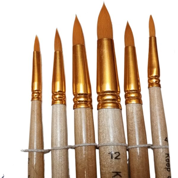 Professional Art Round Brush Set - Image 6
