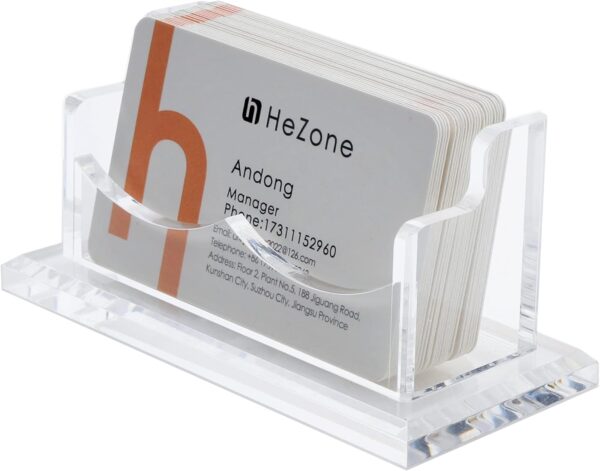 Visiting Card Stand Clear for Office Art# OFA-CD-Transparent-0001
