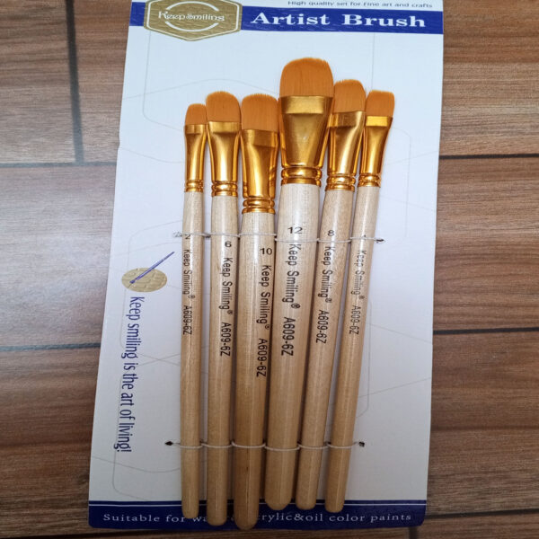 Professional Art Filbert Brush Set - Image 4