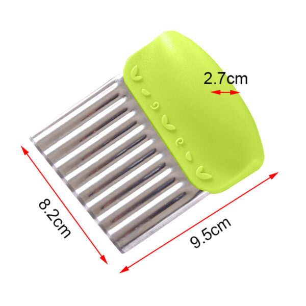Wavy French Fries Cutter Stainless Steel Potato Slicer Art # SS-PS01 - Image 2