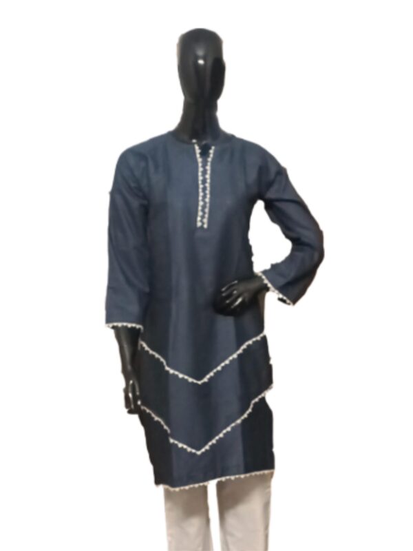 Blue Kurti Design # 3
