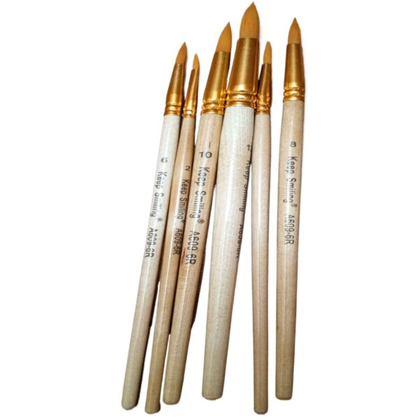 Professional Art Round Brush Set - Image 4