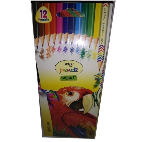 Dollar Colour Pencil WOW! (Full 12 Pencils) (1 Packet)