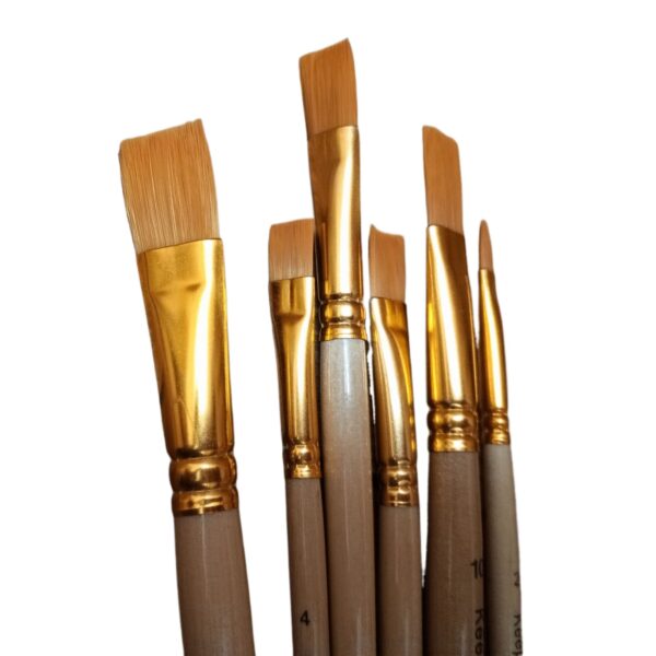 Professional Art Flat Brush Set - Image 4